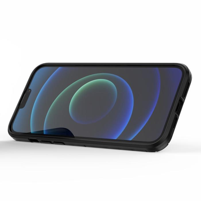 Bild 3,  iPhone 13 Pro Max - Hybrid Ring Skal - Svart