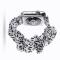  Scrunchie White Leopard Armband Apple Watch 42/41/40/38 mm