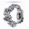  Scrunchie White Leopard Armband Apple Watch 42/41/40/38 mm