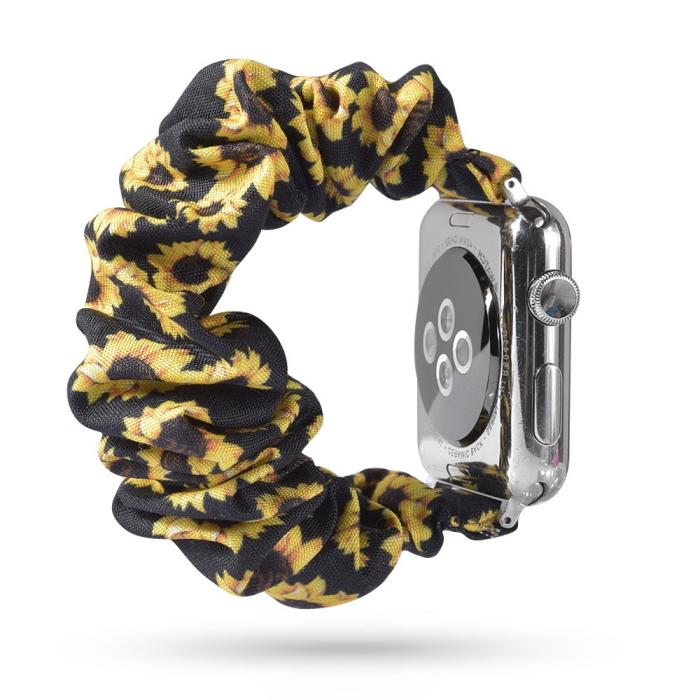 Bild 3,  Scrunchie Sunflower Armband Apple Watch 42/41/40/38 mm