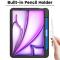  iPad Air 11 2026-2024 Fodral Läder Kickstand Korthållare