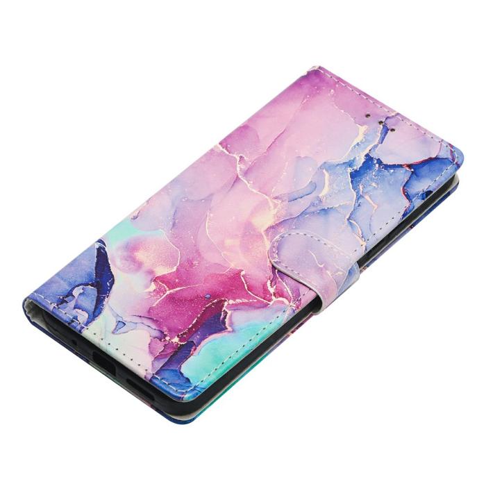 Bild 3,  Xiaomi 17 Fodral Läder Marmor Rosa
