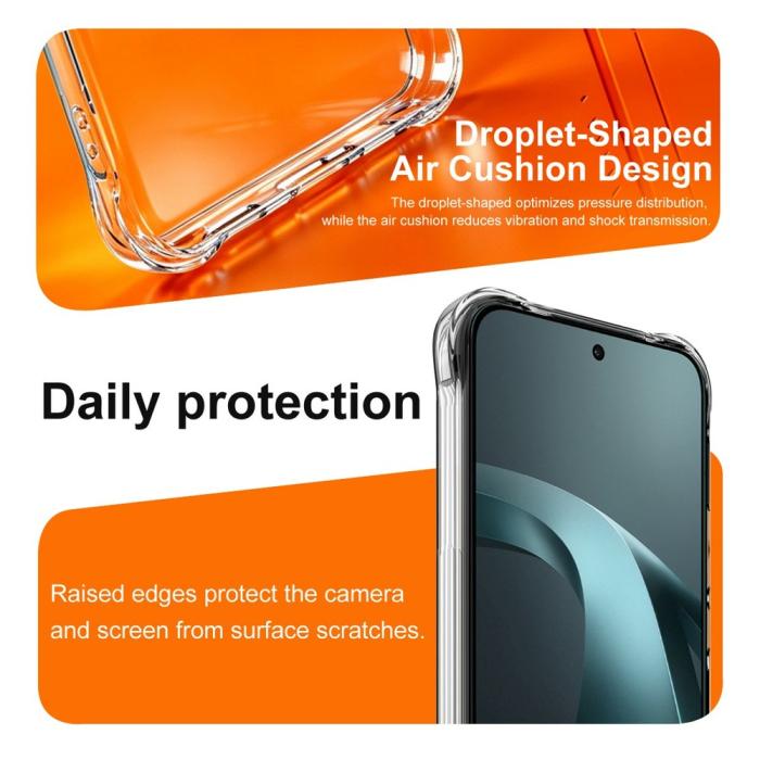 Bild 5, IMAK IMAK Xiaomi 17T Pro Skal TPU Shockproof Transparent
