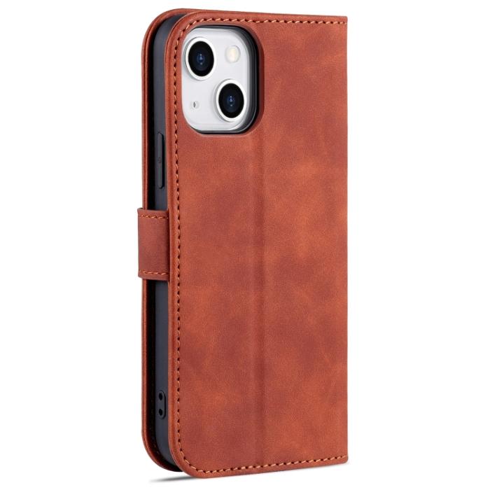 Bild 3, AZNS AZNS iPhone 14 Plus Fodral Skin Touch Brun