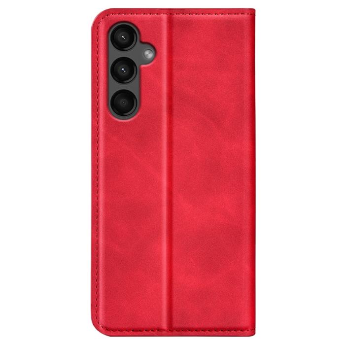 Bild 6,  Samsung Galaxy A15 5G Fodral Flip Skin Touch Röd
