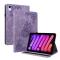  iPad Mini 2024/2021 Fodral Butterfly Flower Lila