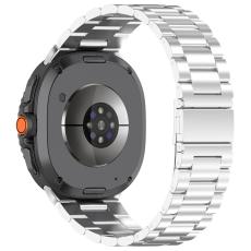  Galaxy Watch 8 46/44/40 mm Armband Rostfritt St&aring;l Silver