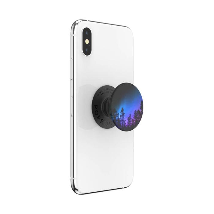 Bild 9, PopSockets PopSockets Avtagbart Grip med Ställfunktion Aurora Woods