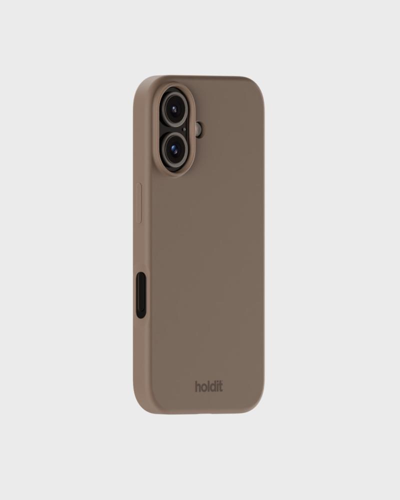 holdit holdit iPhone 16 Mobilskal Silikon Mocha Brown