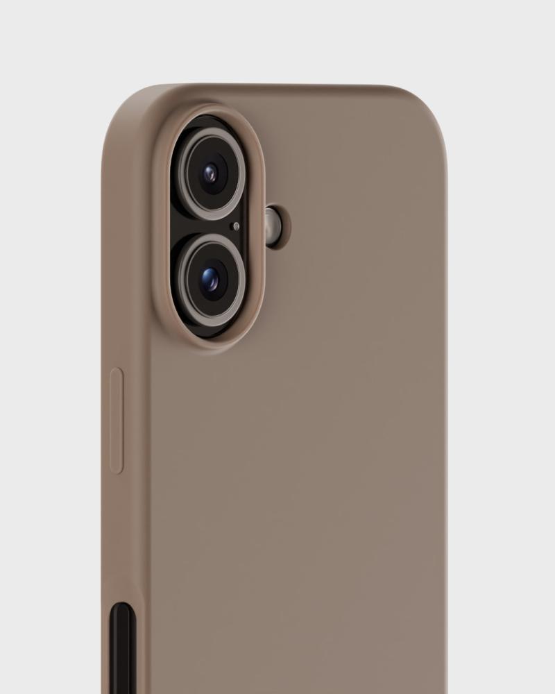 holdit holdit iPhone 16 Mobilskal Silikon Mocha Brown