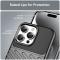  iPhone 16 Pro Max Skal Twill Textur Svart
