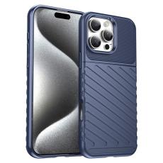  iPhone 16 Pro Max Skal Twill Textur Bl&aring;