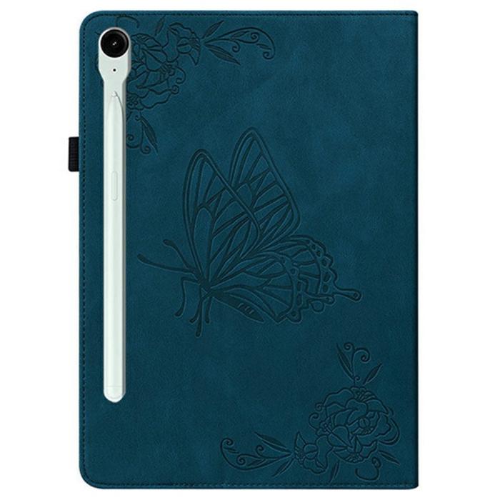 Bild 6,  Samsung Galaxy Tab S11 Fodral Butterfly Flower Blå