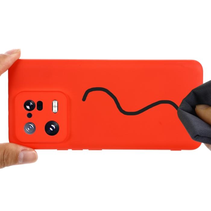 Bild 4,  Xiaomi 13 Pro 5G Skal Liquid Silikon Röd
