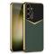 GKK GKK Galaxy S25 Plus Skal Läder Hybrid Electroplate Grön
