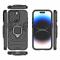  iPhone 15 Pro Skal Armor Hybrid Ring Svart