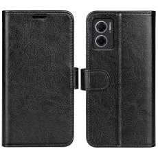  Xiaomi Redmi 10 5G Fodral Crazy Horse L&auml;der Svart