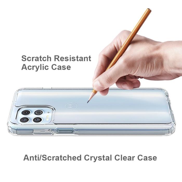Bild 6,  Motorola Moto G100 Skal Akryl/TPU Shockproof Transparent