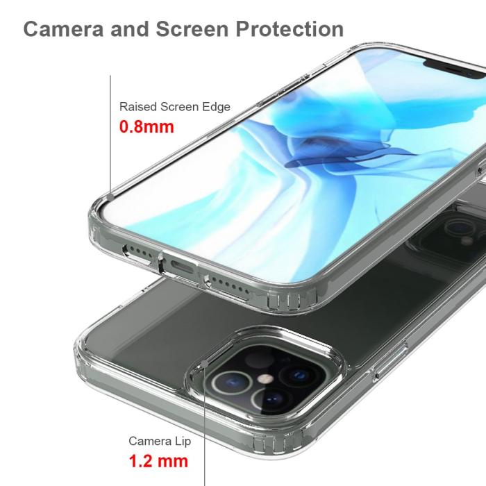 Bild 3,  iPhone 12 Pro Max - Akryl+TPU Transparent Skal