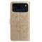  iPhone 17 Pro Fodral Med Fjäril Tryck Guld