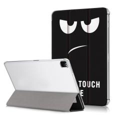  iPad Pro 12.9 (2018/2020/2021) - Tri-Fold L&auml;der Fodral - Dont Touch Me