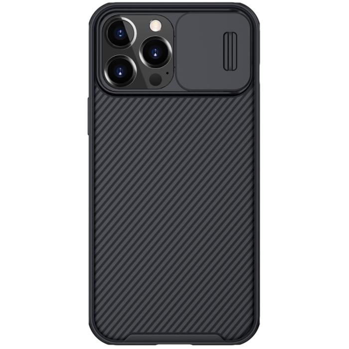 Bild 2, NILLKIN iPhone 13 Pro Max - NILLKIN CamShield Pro Skal - Svart