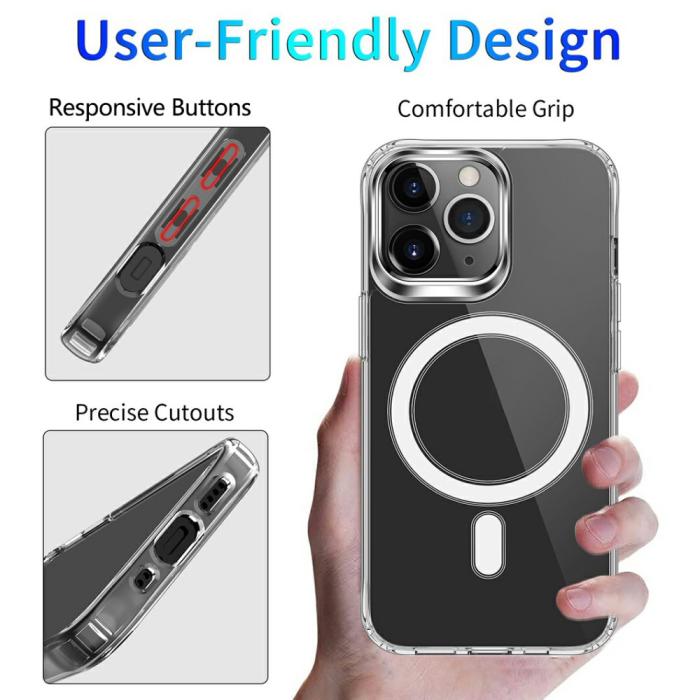 Bild 3,  iPhone 13 Pro Max - MagSafe Shockproof Akryl/TPU Skal