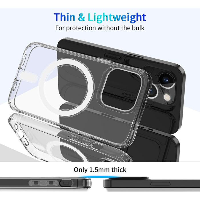 Bild 4,  iPhone 13 Pro Max - MagSafe Shockproof Akryl/TPU Skal