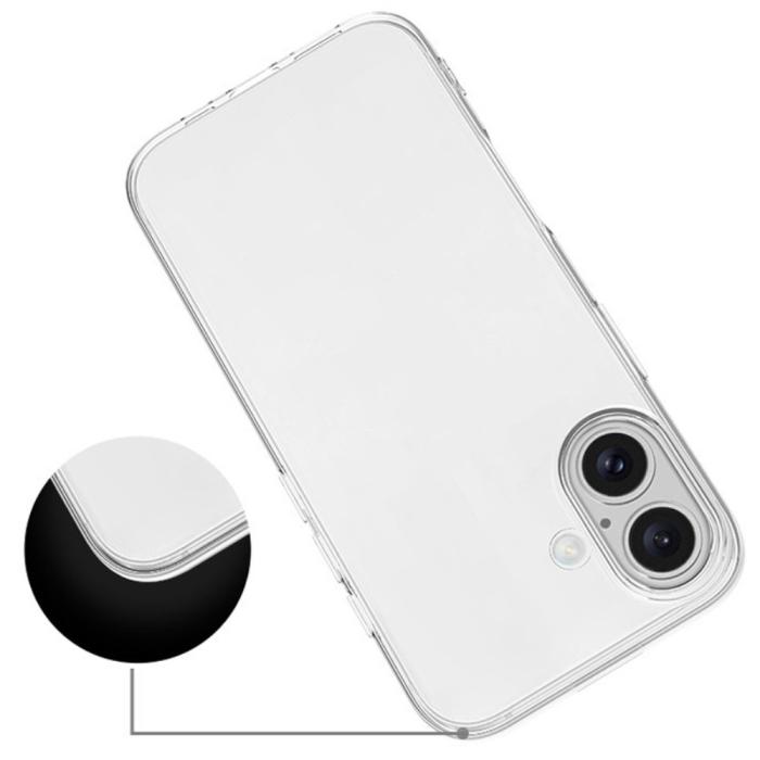 Bild 2,  iPhone 16 Skal TPU Transparent