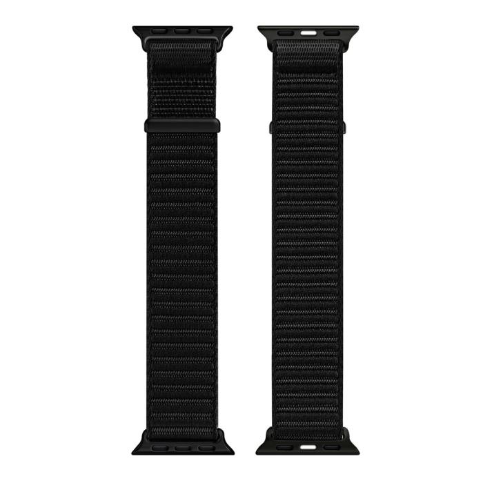 Bild 2, DUX DUCIS DUX DUCIS Apple Watch 38/40/41/42 mm Armband Nylon Loop Svart