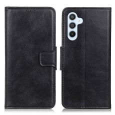  Samsung Galaxy A54 5G Fodral Crazy Horse L&auml;der Svart