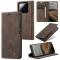 CASEME CASEME Xiaomi 14 Fodral Flip Läder Brun