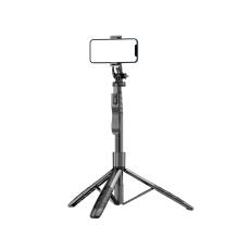  Selfie Stick Tripod 153 cm Bluetooth Svart