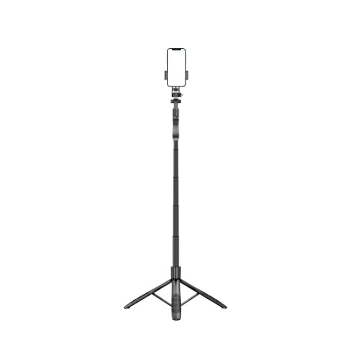Bild 2,  Selfie Stick Tripod 153 cm Bluetooth Svart