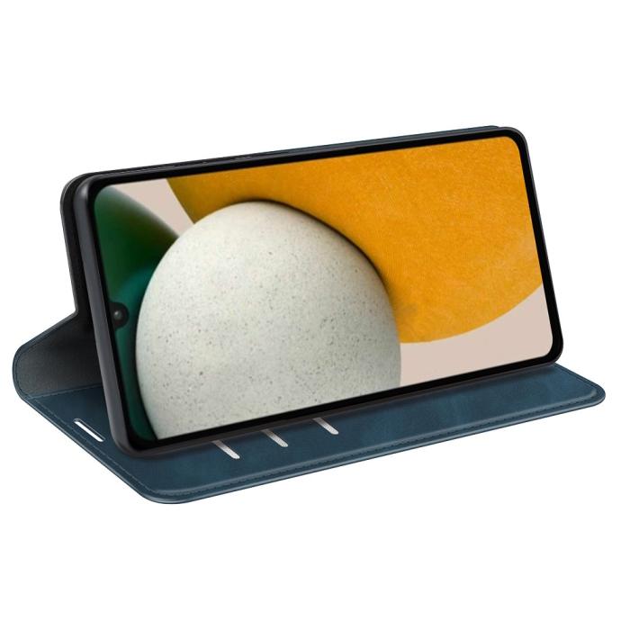 Bild 3,  Samsung Galaxy A15 5G Fodral Flip Skin Touch Blå