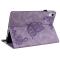  iPad Mini 2024/2021 Fodral Butterfly Flower Lila