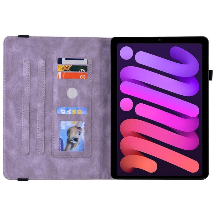 Bild 5,  iPad Mini 2024/2021 Fodral Butterfly Flower Lila