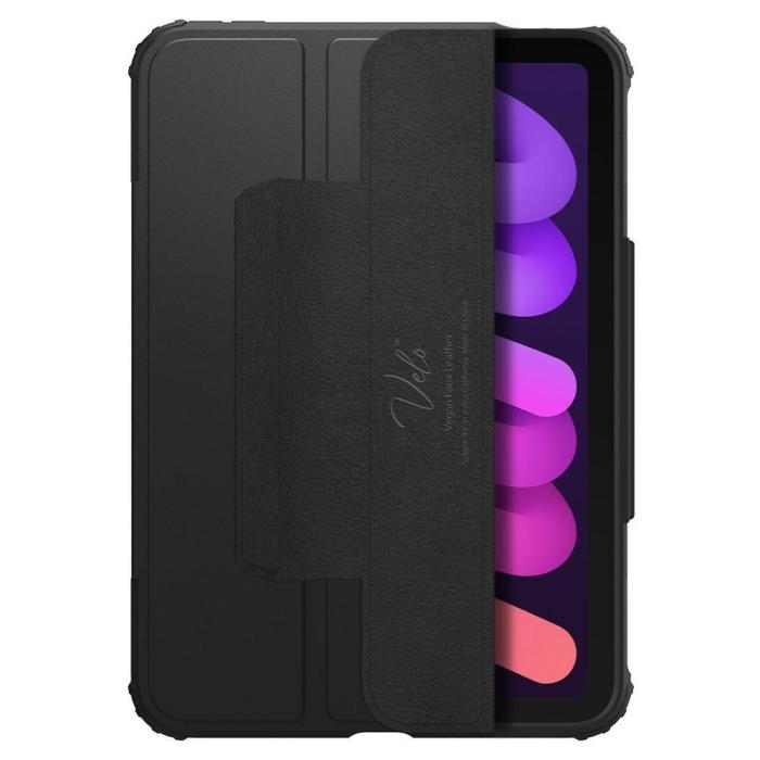 Bild 3, Spigen Spigen iPad Mini 2024/2021 Fodral Tri-Fold Ultra Hybrid Pro Svart