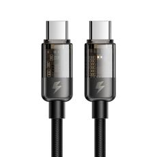 MCDODO Mcdodo 1.2m 100W USB-C - USB-C Auto Off Kabel Svart