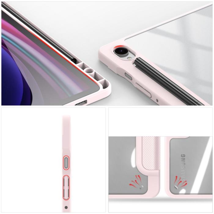 Bild 3, DUX DUCIS DUX DUCIS Galaxy Tab S9 FE Fodral TOBY Hybrid Rosa