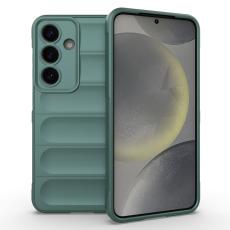  Samsung Galaxy S25 Skal Magic Shield Gr&ouml;n