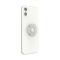 PopSockets PopSockets Avtagbart Grip med Ställfunktion Clear Glitter Silver