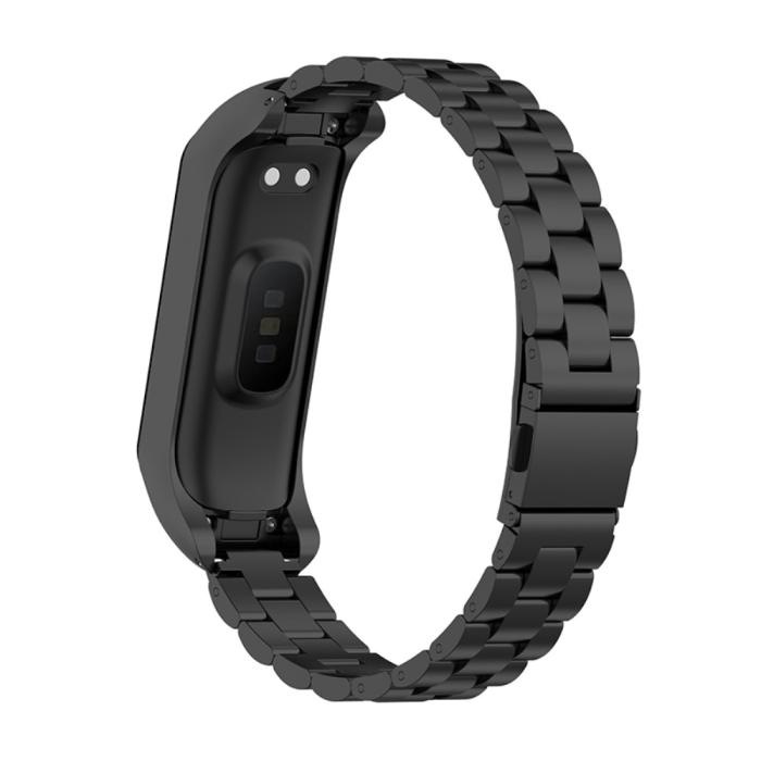 Bild 4,  Samsung Galaxy Fit 2 Lyxigt Metallarmband Svart