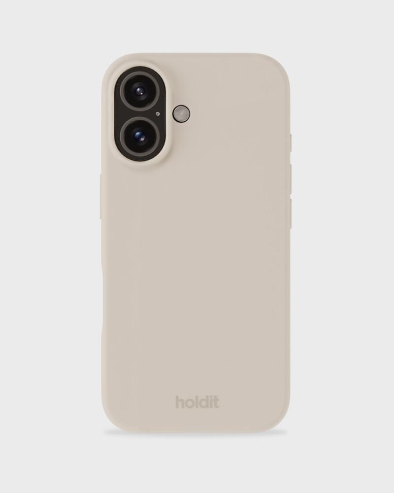 holdit holdit iPhone 16 Mobilskal Silikon Ljus Beige