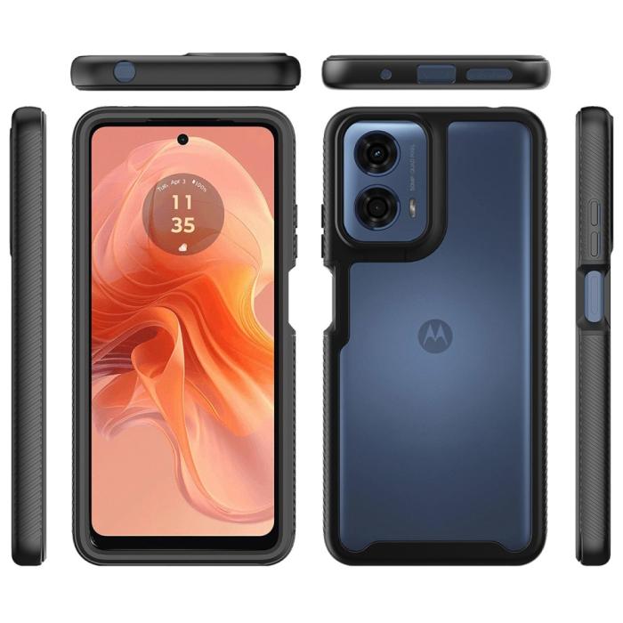 Bild 3,  Motorola Moto G24 4G/G04 4G Skal 360 Hybrid Svart