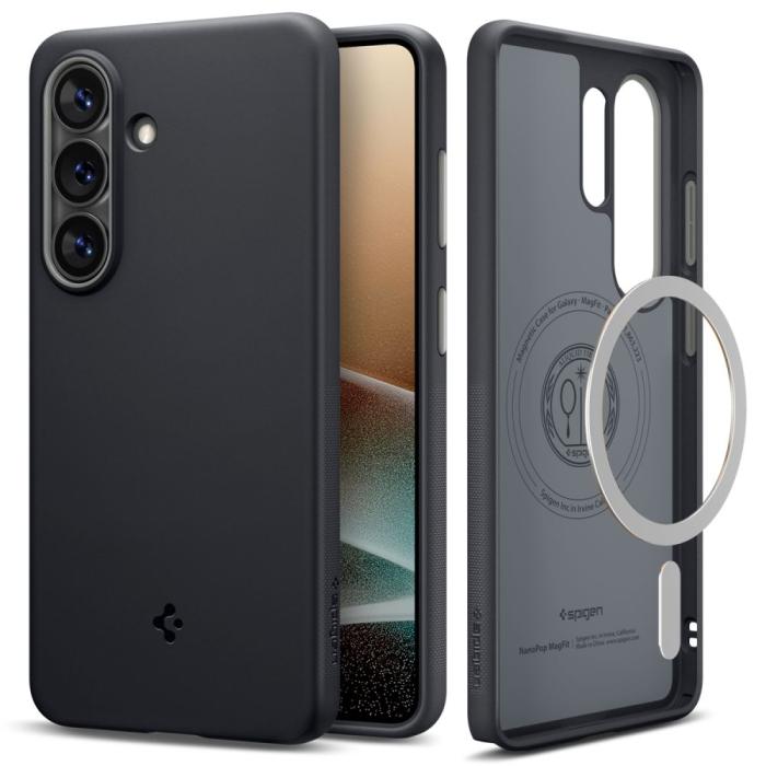 Bild 2, Spigen Spigen Galaxy S26 Ultra Skal MagSafe Nano Pop Black Sesame