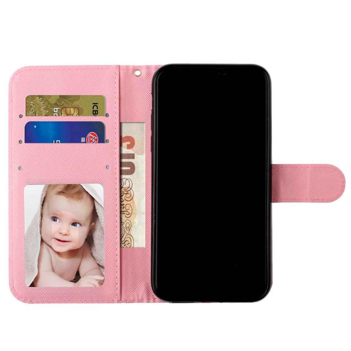 Bild 5,  Xiaomi Redmi 15C Fodral Med Tryck Rosa Björnar