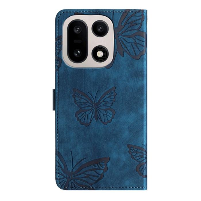 Bild 2,  OnePlus 15 Fodral Med Fjäril Tryck Blå