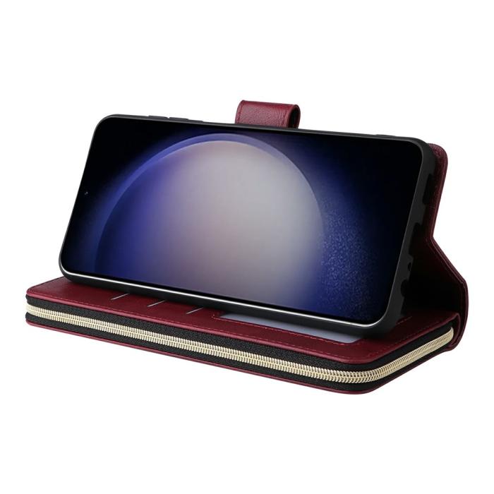 Bild 4,  Samsung Galaxy S26 Fodral Multifunktionellt Vinröd