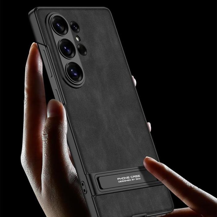 Bild 3, GKK GKK Samsung Galaxy S26 Ultra Skal Kickstand Läder Svart